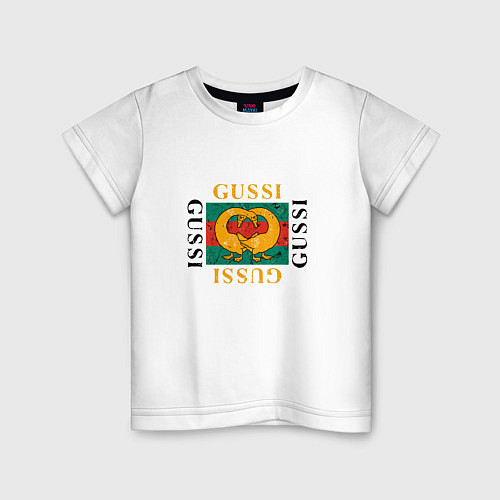 Детская футболка GUSSI Love / Белый – фото 1
