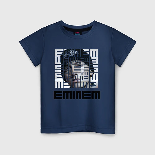 Детская футболка Eminem labyrinth / Тёмно-синий – фото 1