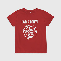 Футболка хлопковая детская Amatory, цвет: красный