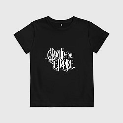 Футболка хлопковая детская Crown The Empire, цвет: черный
