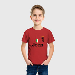 Футболка хлопковая детская Ronaldo: Juve Sport, цвет: красный — фото 2