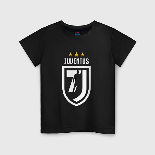 Детская футболка Juventus 7J / Черный – фото 1