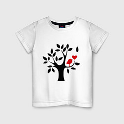 Детская футболка Дерево любви