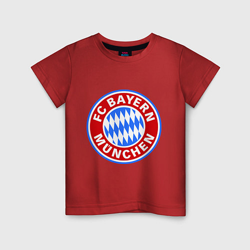 Детская футболка Bayern Munchen FC / Красный – фото 1