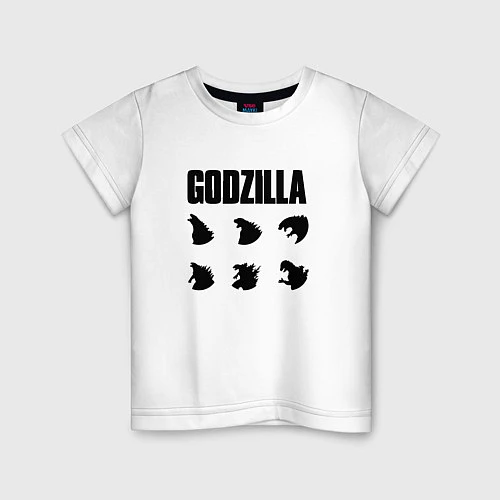 Детская футболка Godzilla Mood / Белый – фото 1