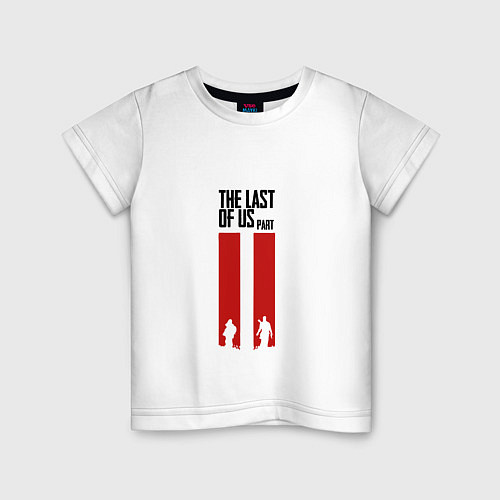 Детская футболка The last of us: Part II / Белый – фото 1