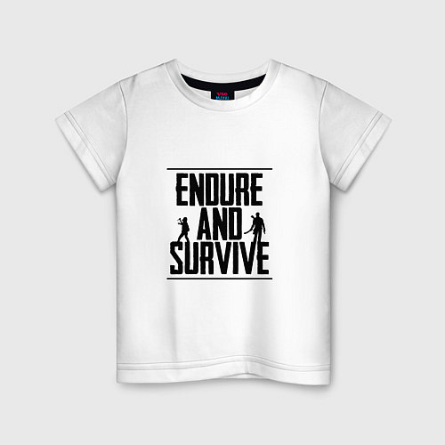 Детская футболка Endure & Survive / Белый – фото 1