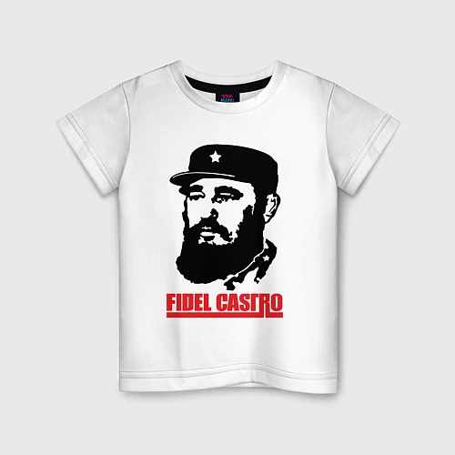 Детская футболка Fidel Castro / Белый – фото 1