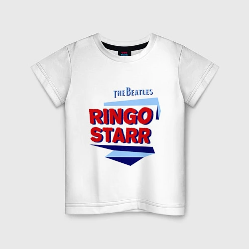 Детская футболка Ringo Starr: The Beatles / Белый – фото 1