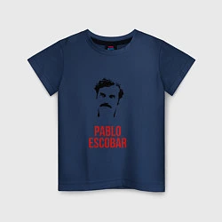 Футболка хлопковая детская Pablo Escobar, цвет: тёмно-синий