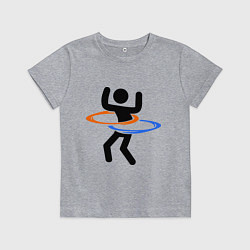 Детская футболка Portal Рoops