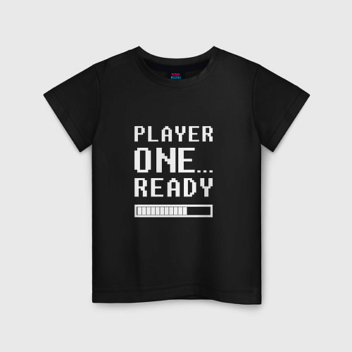 Детская футболка Ready Player One Loading / Черный – фото 1