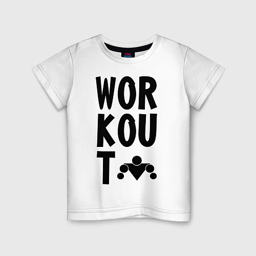 Детская футболка WorkOut: Street Style / Белый – фото 1