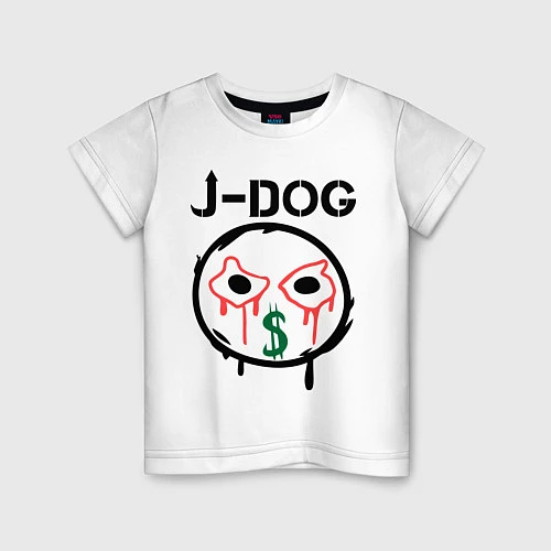 Детская футболка HU: J-Dog / Белый – фото 1