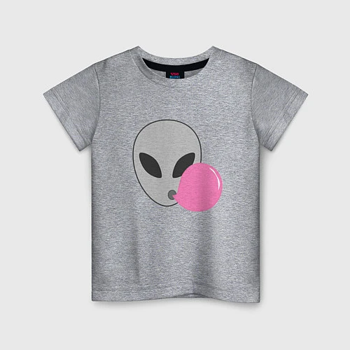 Детская футболка Инопланетная жвачка / Меланж – фото 1