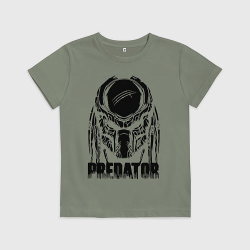 Детская футболка Predator Mask / Авокадо – фото 1