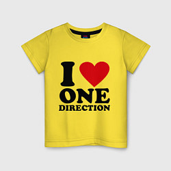 Детская футболка I love one direction