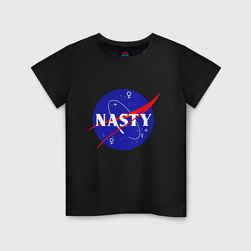 Детская футболка Nasty NASA / Черный – фото 1