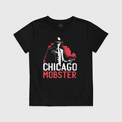 Футболка хлопковая детская Chicago Mobster, цвет: черный