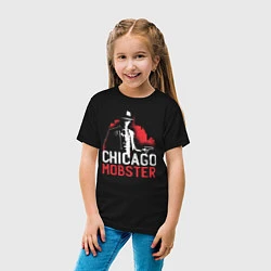 Футболка хлопковая детская Chicago Mobster, цвет: черный — фото 2