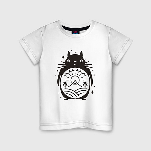 Детская футболка Narute Totoro / Белый – фото 1