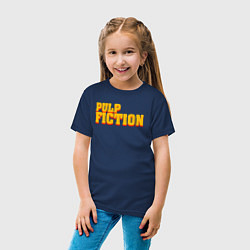 Футболка хлопковая детская Pulp Fiction, цвет: тёмно-синий — фото 2