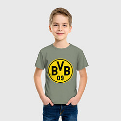 Футболка хлопковая детская BVB 09, цвет: авокадо — фото 2