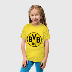 Футболка хлопковая детская BVB 09, цвет: желтый — фото 2