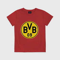 Футболка хлопковая детская BVB 09, цвет: красный