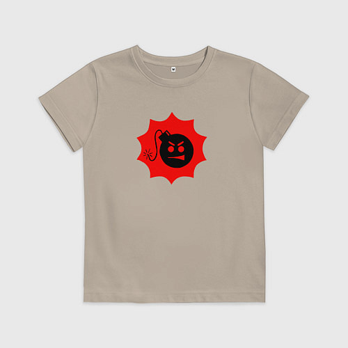 Детская футболка Serious Sam / Миндальный – фото 1