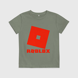Детская футболка Roblox Logo