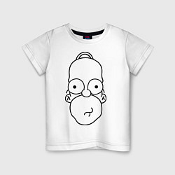 Детская футболка Homer Face