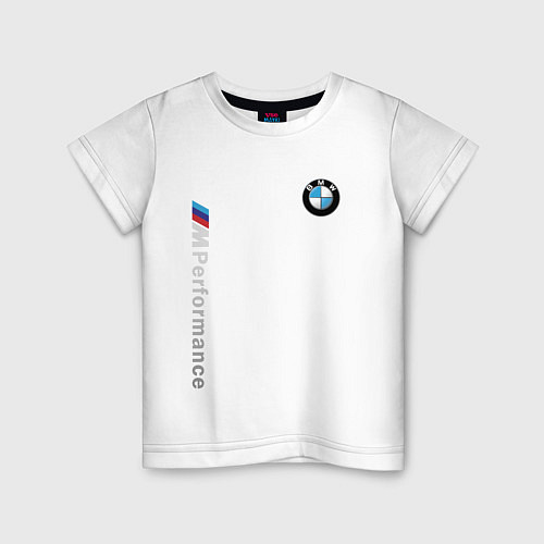 Детская футболка BMW M PERFORMANCE БМВ / Белый – фото 1