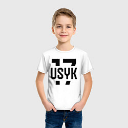 Футболка хлопковая детская USYK 17, цвет: белый — фото 2