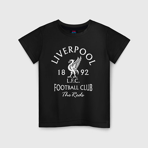 Детская футболка Liverpool: Football Club / Черный – фото 1