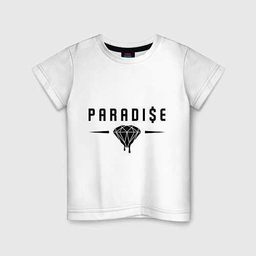 Детская футболка Paradise Diamond / Белый – фото 1