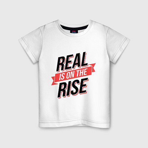 Детская футболка Real Rise / Белый – фото 1