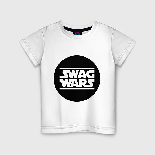 Детская футболка SWAG Wars / Белый – фото 1