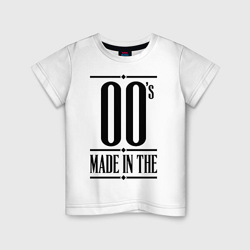 Детская футболка Made in the 00s / Белый – фото 1