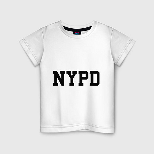 Детская футболка NYPD / Белый – фото 1