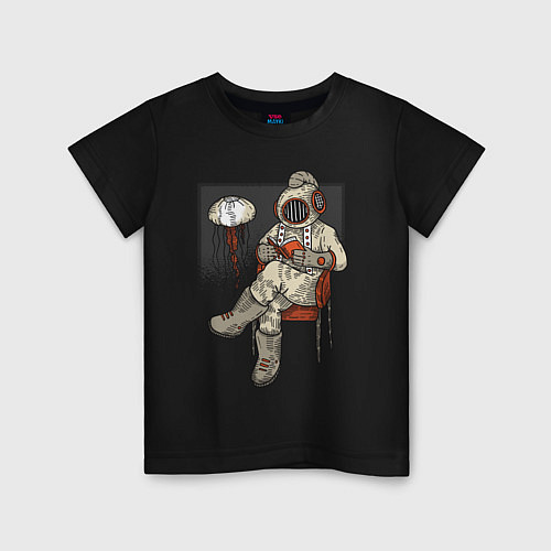 Детская футболка Diver Steampunk / Черный – фото 1