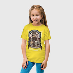Футболка хлопковая детская Достоевский Федор, цвет: желтый — фото 2