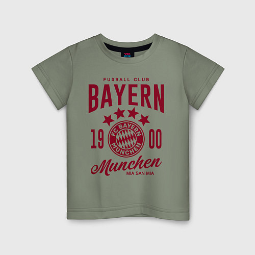 Детская футболка Bayern Munchen 1900 / Авокадо – фото 1