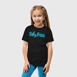 Футболка хлопковая детская SALLY FACE, цвет: черный — фото 2