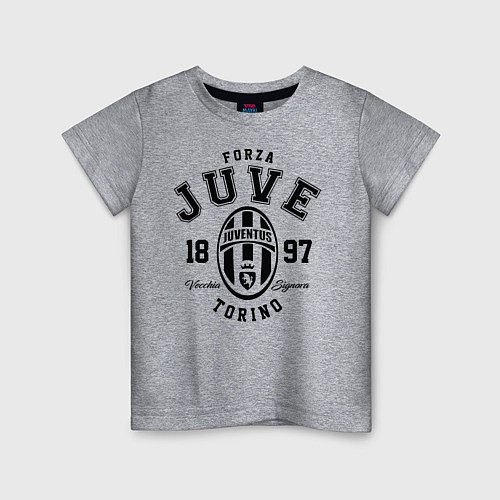 Детская футболка Forza Juve 1897: Torino / Меланж – фото 1
