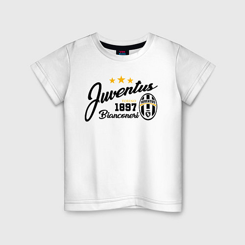 Детская футболка Juventus 1897 / Белый – фото 1