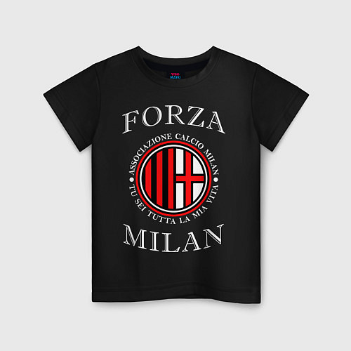 Детская футболка Forza Milan / Черный – фото 1