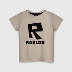 Футболка хлопковая детская ROBLOX, цвет: миндальный