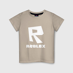 Футболка хлопковая детская ROBLOX, цвет: миндальный