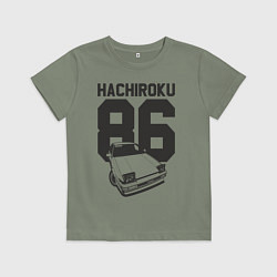 Детская футболка Toyota AE86 Hachiroku